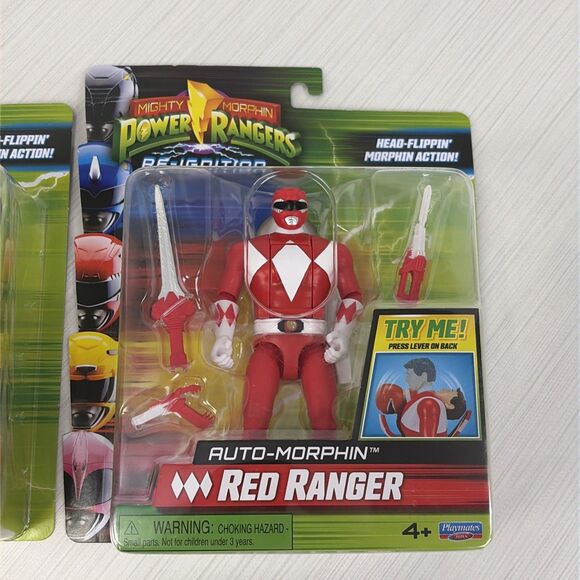 Power Rangers Re-Ignition 6 Inch Action Figure Auto Morphin Black Red Ranger NEW - Picture 3 of 5